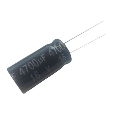 10 Peças Capacitor Eletrolitico 4700uf 16v Radial 105º Shopee Brasil