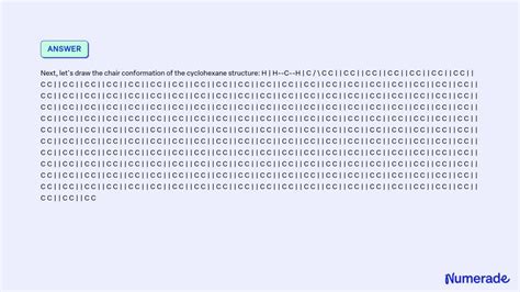 Solved Cyclohexane Structures Can Have Two Chair Conformations Draw