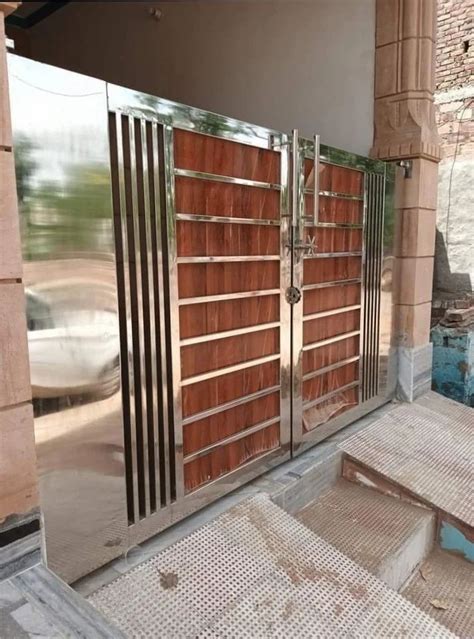 Modern Stainless Steel Ss Main Gate For Home 8x6 Feet At Rs 750 Sq Ft