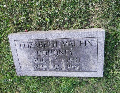 Elizabeth Maupin Dohoney Find A Grave Memorial