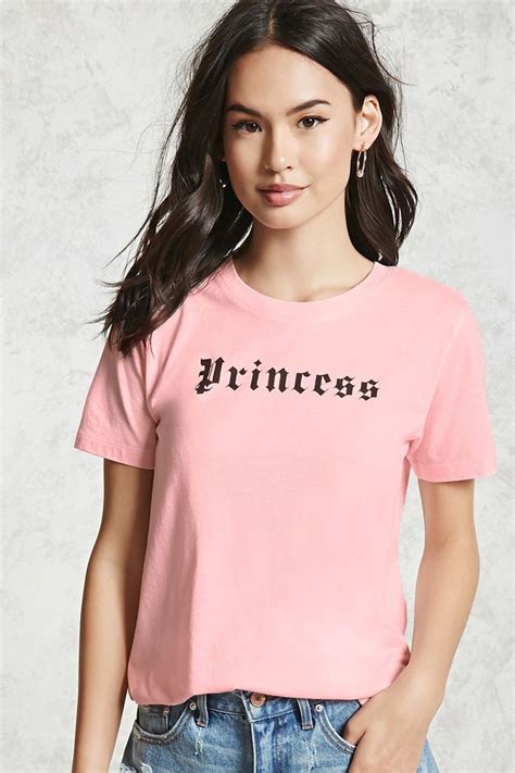 Princess Graphic Tee Forever 21 2000103796 Fashion Tees Fashion