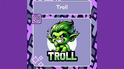 Troll Emote Twitch Emote Youtube Emote Discord Emote Community