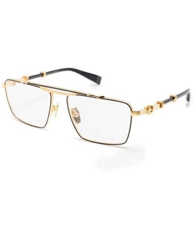 Metallic Balmain Sunglasses for Men | Lyst