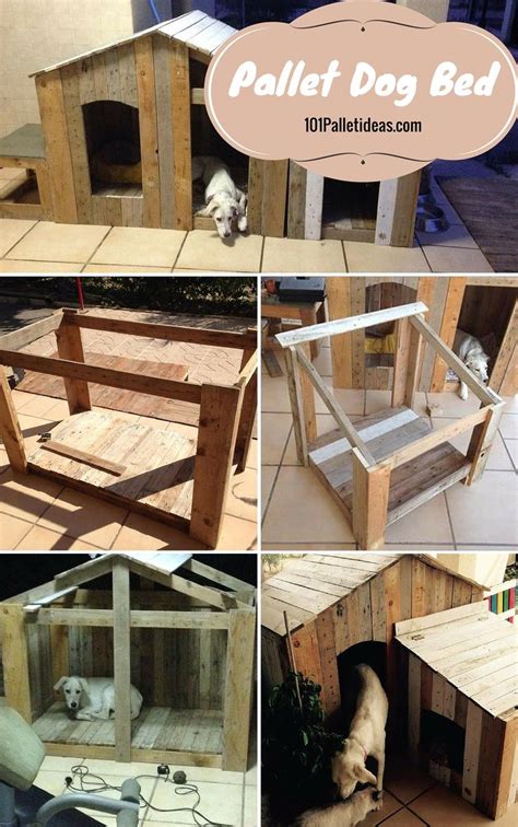 Diy Tutorial How To Build A Pallet Dog House Dog House Diy Dog