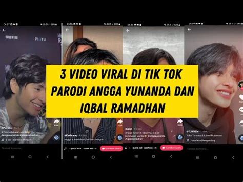 3 VIDEO VIRAL PARODI ANGGA YUNANDA DAN IQBAL RAMADHAN DI TIK TOK YouTube