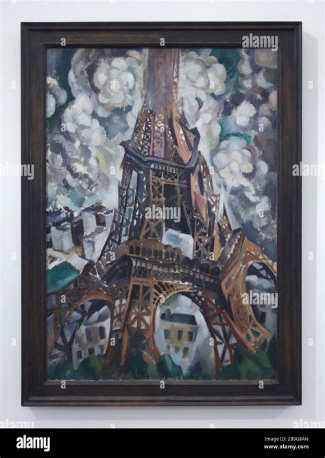 Peinture De La Tour Eiffel Par Le Peintre Moderniste Fran Ais Robert