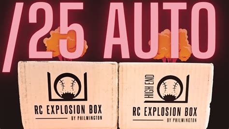 Two D Autos Rceb Rookie Card Explosion Boxes V And V Youtube