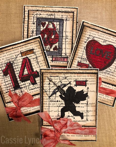 Valentines Made With Tim Holtz Blueprint Stamps Valentine Wedding Card Tim Holtz Cards