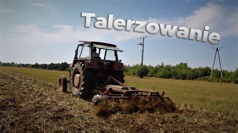 Talerzowanie ścierniska Zetor 8011 w akcji YouTube