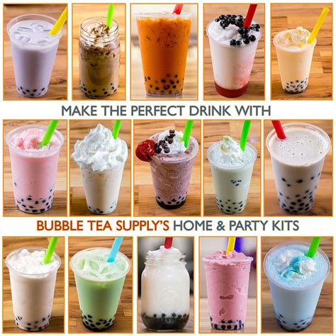 Buy Bubble Tea Supply Party Kit Taro And Honeydew Starter Bubble Tea