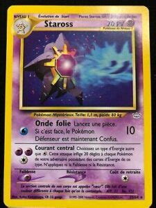 Staross 25 64 Neo Revelation Carte Pokemon Poke Cartes