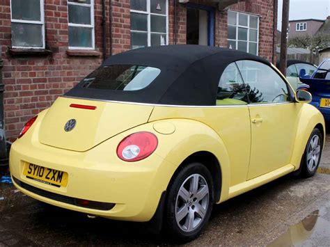 2010 VW Beetle Diesel Convertible 1.9 Tdi Yellow AC Full Service ...