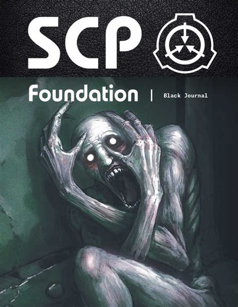 Scp Foundation Art Book Black Journal Hardcover