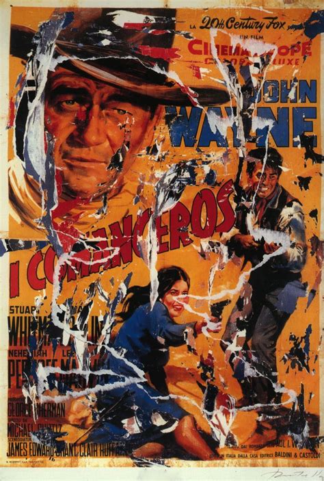 Mimmo Rotella I Comanceros Serid Collage X Cm Il Serid Collage