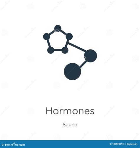 Hormones Icon Vector Trendy Flat Hormones Icon From Sauna Collection