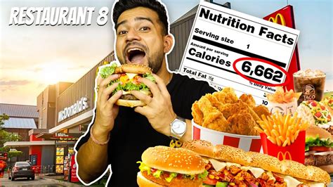 Uncut Of I Ate The Unhealthiest Fast Food Items From Top 10 Fast Food