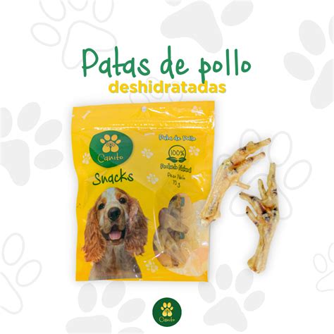 Pata De Pollo Deshidratada Canito Natural Snacks Para Perros