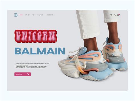 Balmain Unicorn – Redesign Concept by Natalie Rud on Dribbble