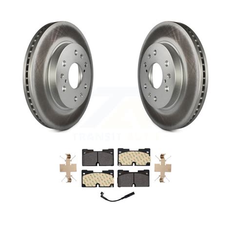 Transit Auto Front Coated Disc Brake Rotors And Semi Metallic Pads