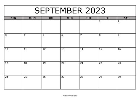 Here are printable September 2023 Calendar templates in pdf formats ...