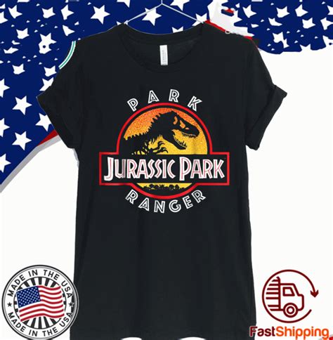 Jurassic Park Circle Park Ranger 2020 T Shirt Shirtelephant Office