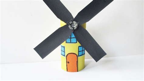 How To Make An Amazing Paper Roll Windmill Diy Crafts Tutorial