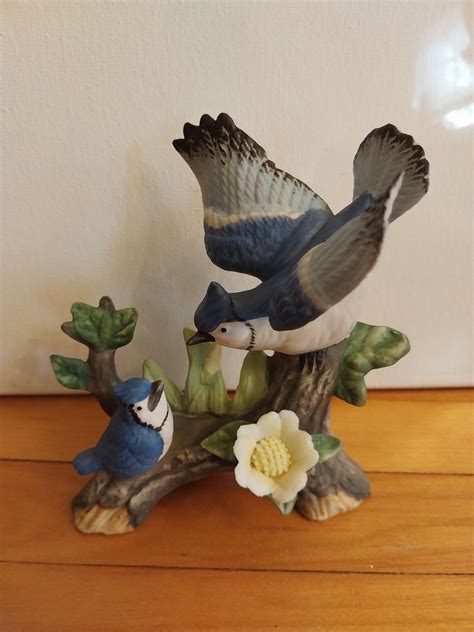 Blue Jay Figurine Etsy