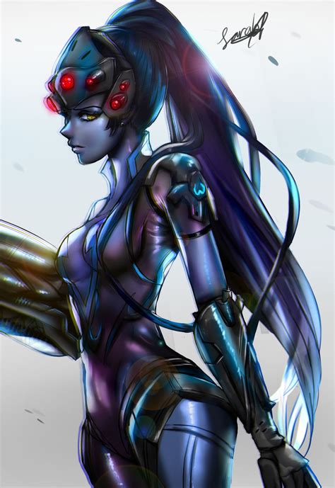 Video Tutorial Fan Art Widowmaker Overwatch By Sarahwidiyanti On