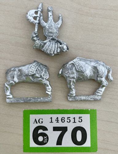 Games Workshop Warhammer Chaos Dwarf Bull Centaur Dwarves Metal Mint Gw