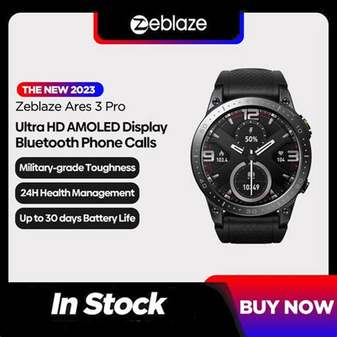 Jual Zeblaze Ares Pro Smart Watch Ultra Hd Amoled Voice Call Sport