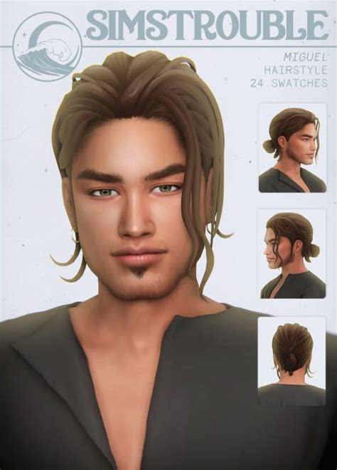 Sims 4 male hair cc folder pack - pasedrum