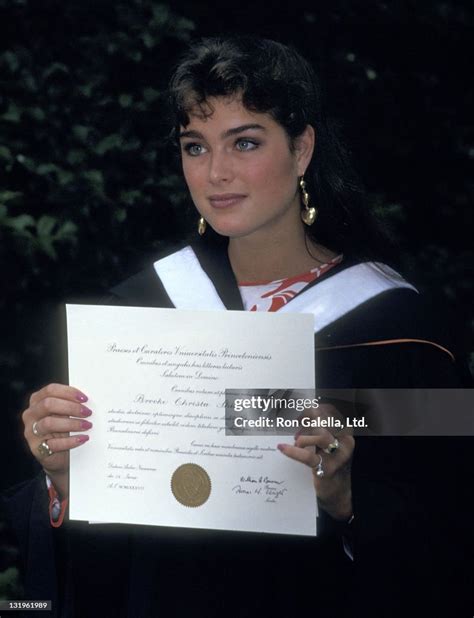 Actress Brooke Shields Attends The Princeton University Class Of 1987 News Photo Getty Images