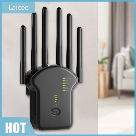 [laicee Th] เครื่องทวนสัญญาณ Wifi ไร้สาย 300mbps 1200mbps Dual Band 2 4g 5g พร้อมพอร์ต Lan Wan