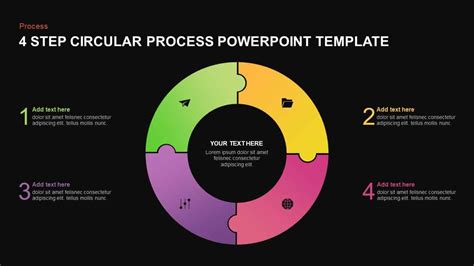 3 Step Creative Circle Powerpoint Template Slidebazaar Riset