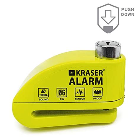 Kraser Kr Y Cadenas Disque Avec Alarme Db Renforc Verrou De