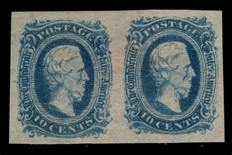 US Stamps CSA 11 Imperf Mint OG NH XF LOT 85846 United States