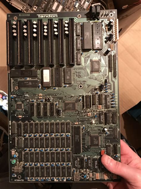 My First Pc Motherboard Pc Xt 8088 From Tandon R Vintagecomputing