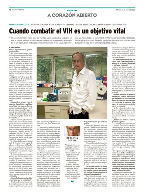 Entrevista Dr Clotet Diario M Dico Pdf