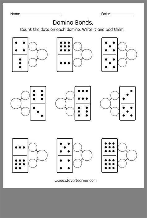 Number Bond Worksheet For Class 1