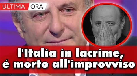 Gerry Scotti tutta l Italia in lacrime é morto all improvviso e ha