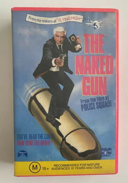 The Naked Gun Vhs Cic Taft Big Box Ex Rental Video Tape Leslie