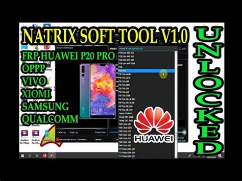 Natrix Soft Tool V Reset Akun Google Huawei P Pro Oppo Vivo