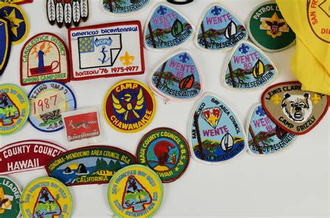 Lot Detail Collection Of 1970s And 1980s Rare Boy Scout Patches