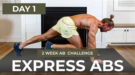 Day 1 5 Min Express Abs Workout 6 Week Shred Ii Program Tiff X Dan