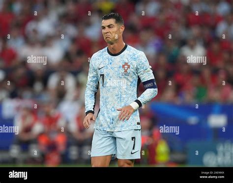 Le Portugais Cristiano Ronaldo Lors Du Match Du Groupe F De L UEFA Euro