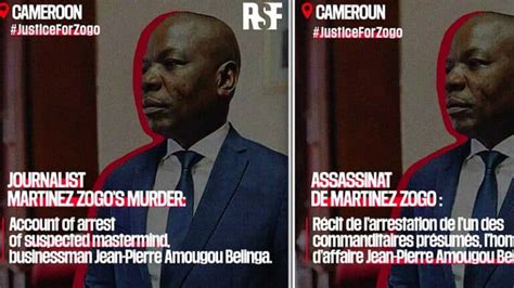 Assassinat De Martinez Zogo Arrestation De Jean Pierre Amougou Belinga