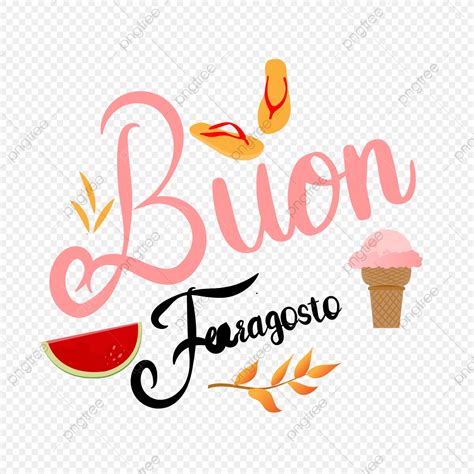 Ferragosto Vector Design Images Buon Ferragosto Hand Local Lettering