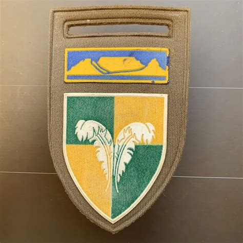 Sadf South African Army Group Hq Shoulder Flash Work Dress