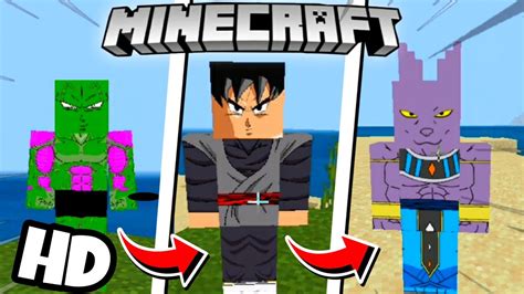 SAIU NOVO ADDONS MOD DE DRAGON BALL EM HD PARA MINECRAFT PE