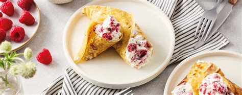 Pfannkuchen Mit Himbeeren Und Sahne Rezept LIDL Kochen